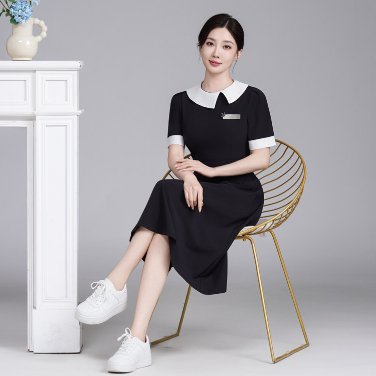 美容师工作服女连衣裙高端美容院医护制服