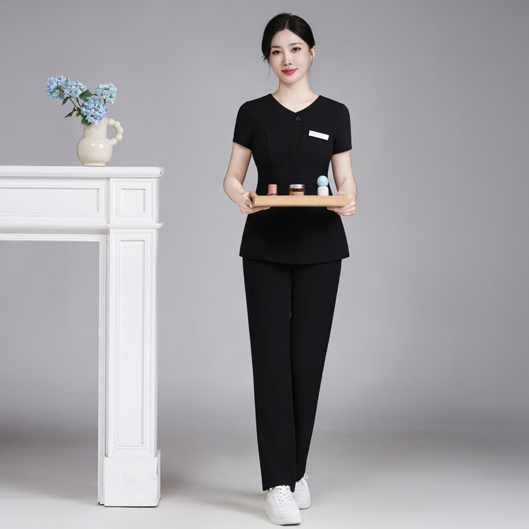 美容院工作服女韩式皮肤管理前台酒店工作制服