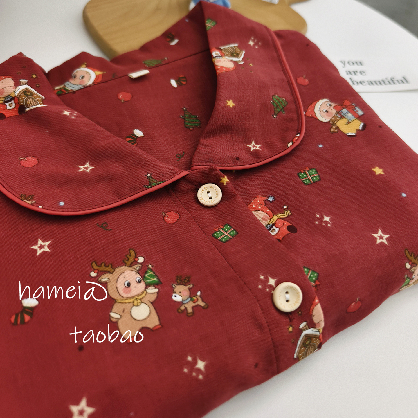 春夏新款女棉纱柔软亲肤长袖套装