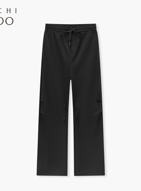 爱居兔时尚降落伞裤女春秋新款宽松垂感显瘦休闲裤