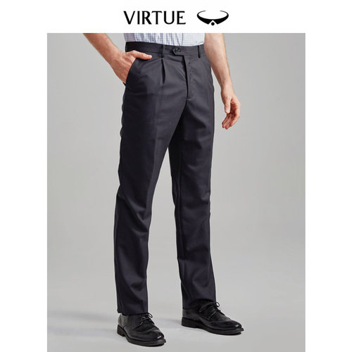 羊毛男裤富绅直筒秋季