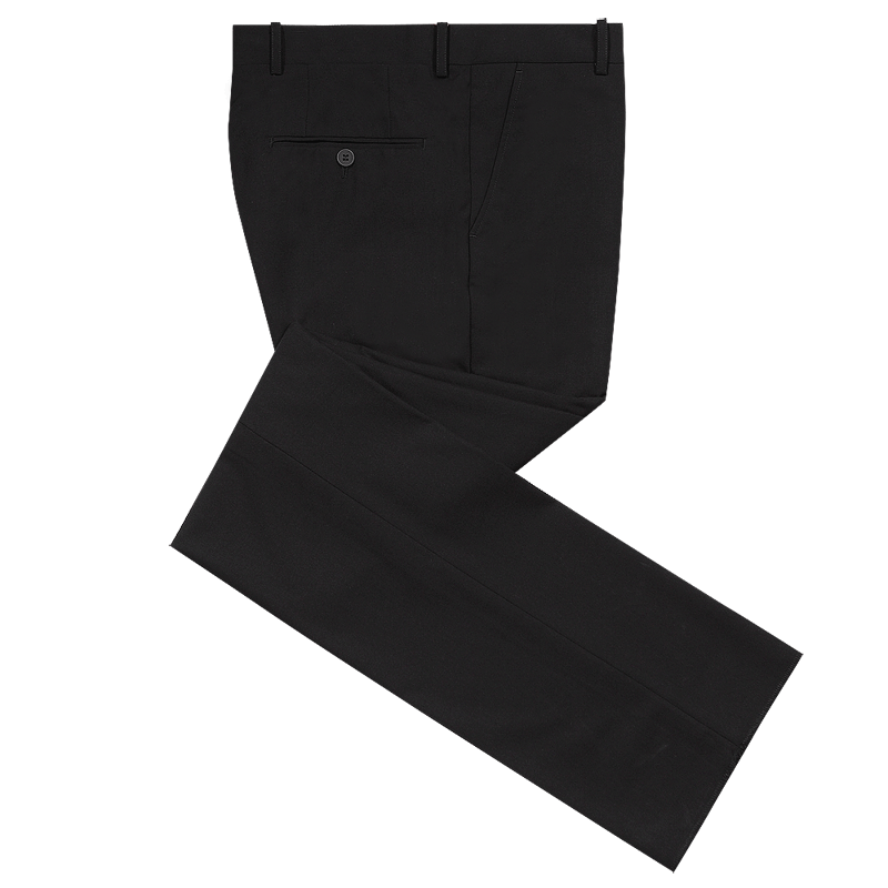 富绅秋冬男士加绒裤子保暖加厚黑色西裤男修身商务西装男裤