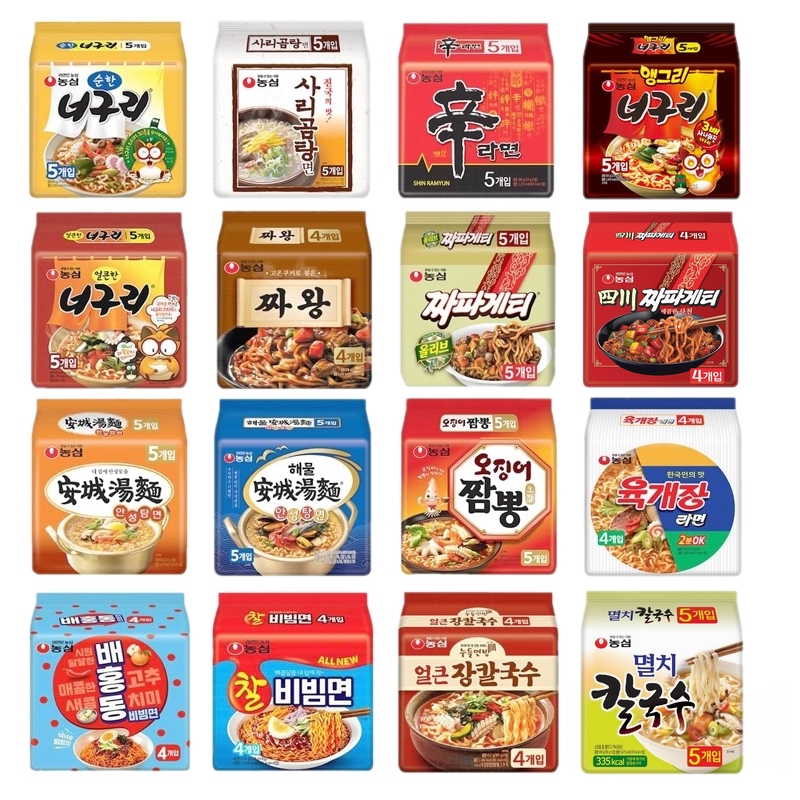 辛拉面韩国进口泡面农心炸酱面