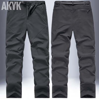 秋冬加厚速干裤男运动裤