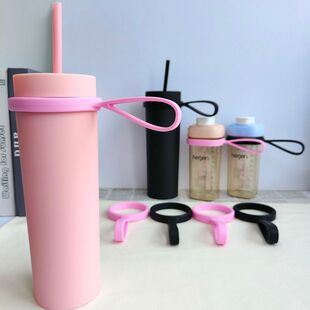 硅胶水瓶扣适用swell保温杯手拎环硅胶提手饮料瓶水壶扣水杯配件