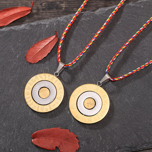 吊坠陀罗尼项链金色情侣