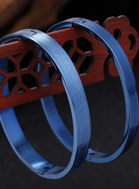 开口保平安手镯情侣手链女士