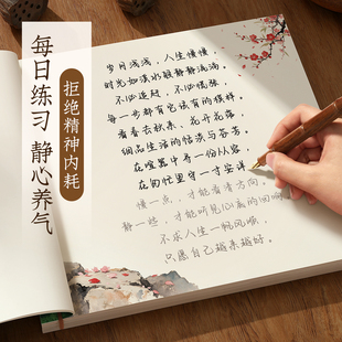 女生字帖挽鸢成人静心玫瑰奶酪手写体行楷行书练字帖漂亮硬笔书法