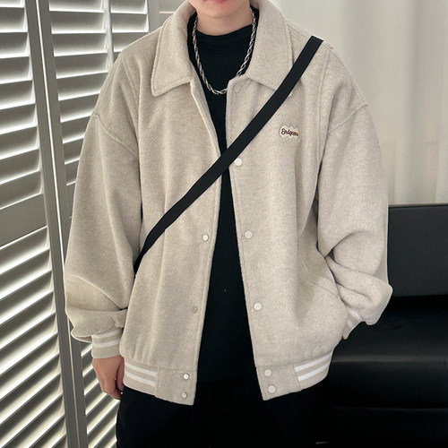 外套男秋装2025新款秋冬男棒球服夹克男款秋季男装初秋休闲1218e