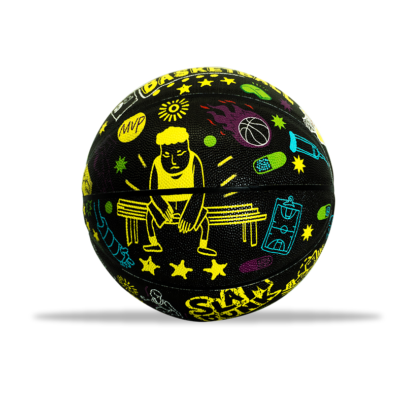 教学耐磨真皮手感篮球