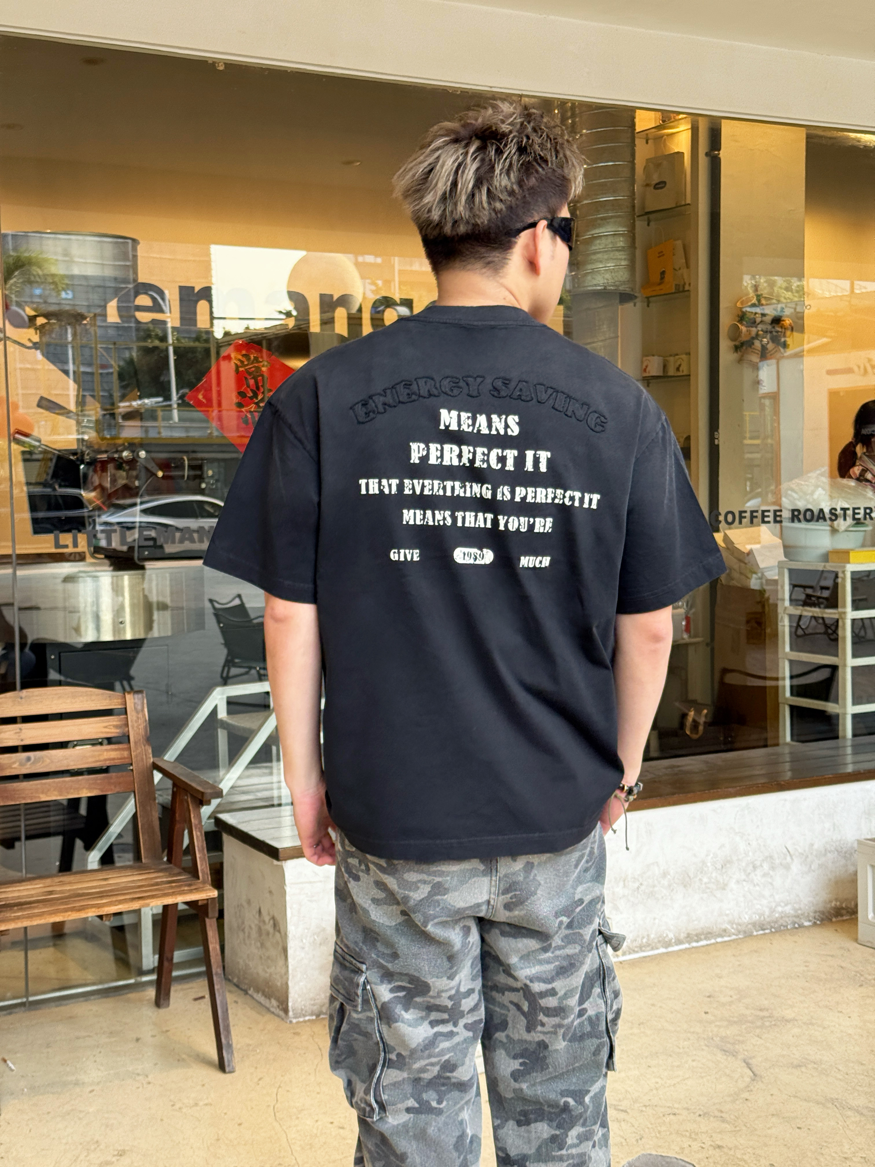 2026夏季新款男士短袖T恤洗水纯棉圆领套头半袖青年帅气简约上衣