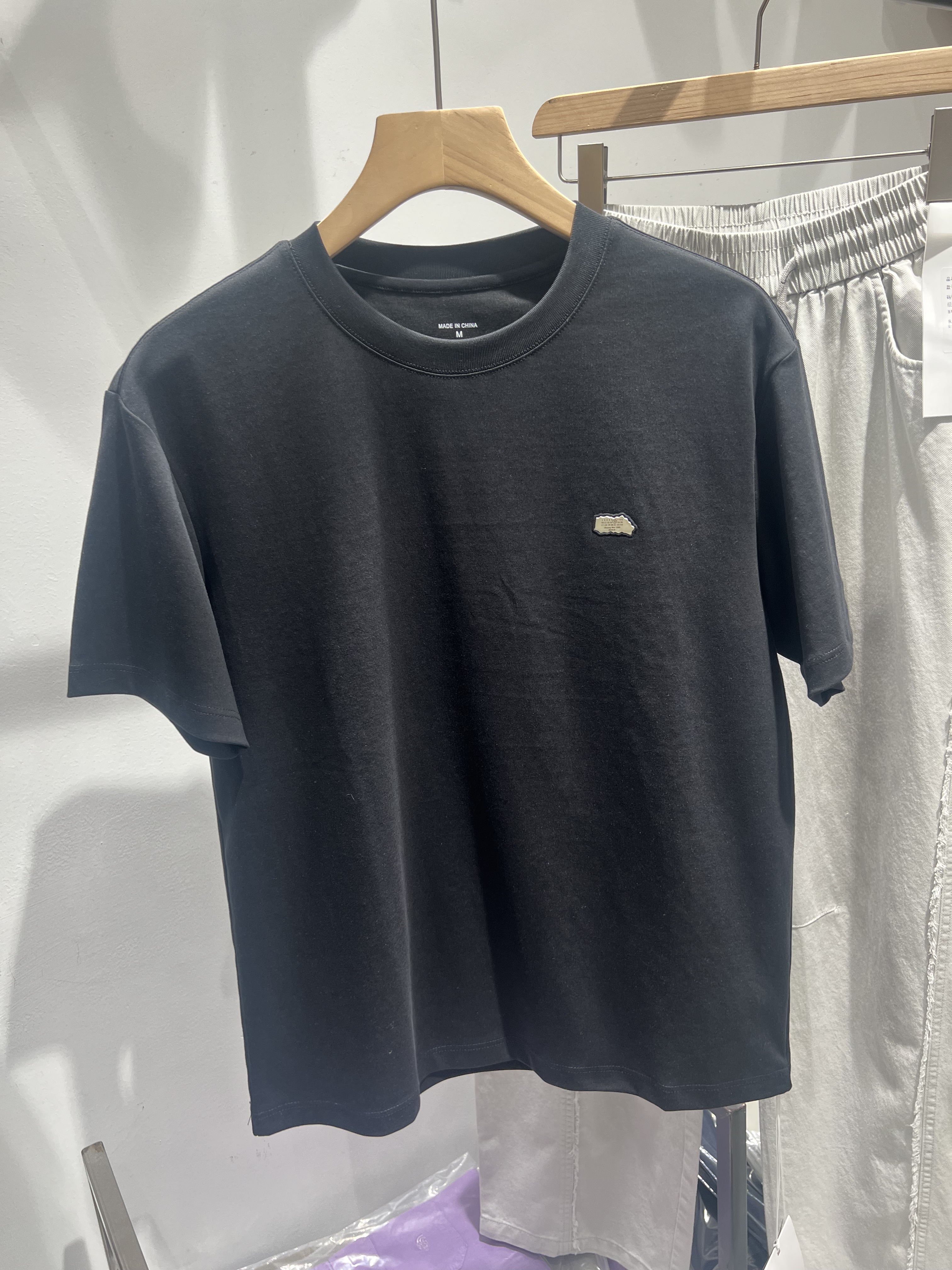 2026夏季新款男士圆领短袖T恤美式时尚百搭字母半袖上衣宽松T恤