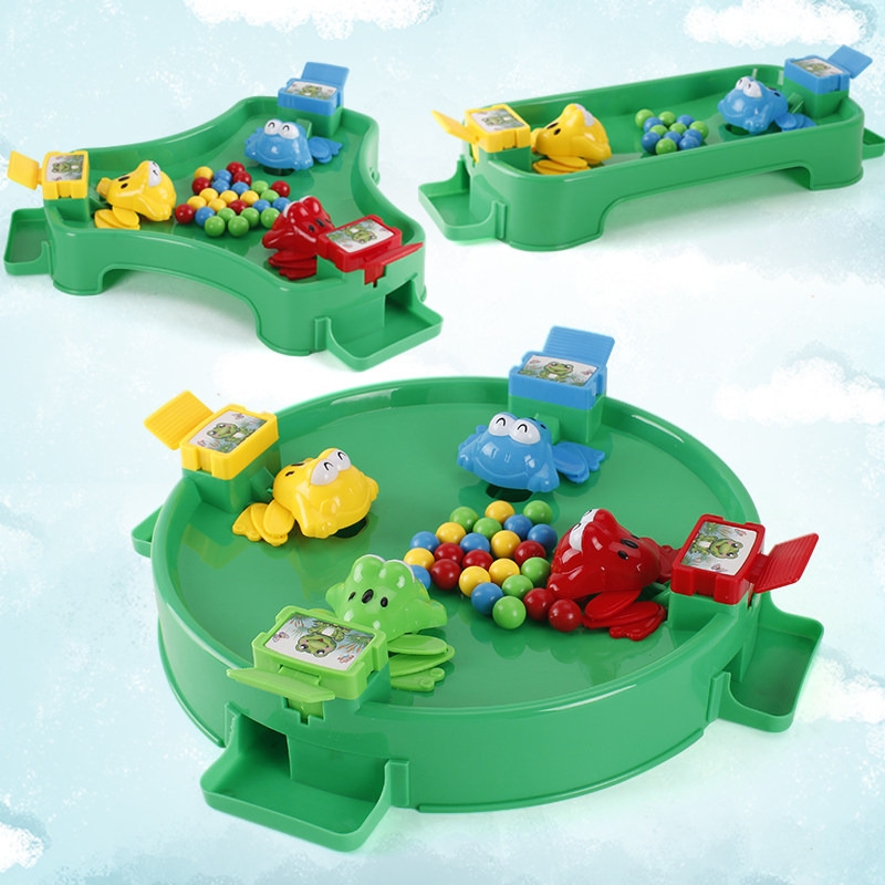 趣味青蛙吞珠玩具抖音同款亲子互动吃豆子成人聚会抢珠子桌面游戏