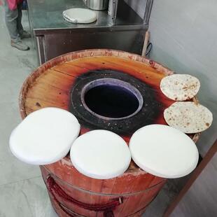 耐高温手套贴烧饼防烫木桶炉子木炭烤饼炉加厚隔热硅胶海绵饼拖