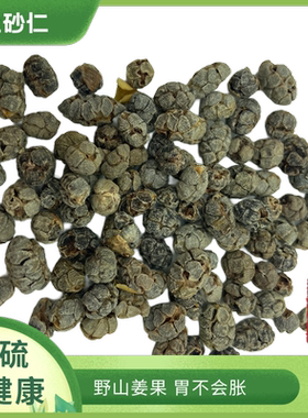 野生土砂仁野山姜果可打粉胃好草纯天然煮水煲汤包邮