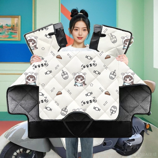 适用飞鹰F150摩托车防水挡风被冬季加绒加厚电动车防风罩四季通用