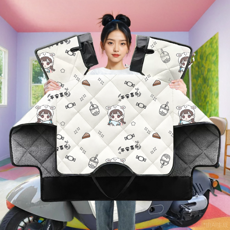 适用绿源K50防水挡风被冬季冬季