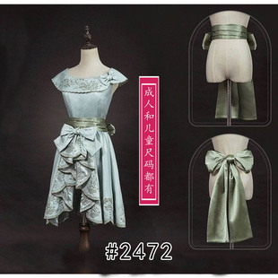 2472铃兰JSK洛丽塔纸样亲子装1比1服装样版洛丽塔服装裁剪图纸