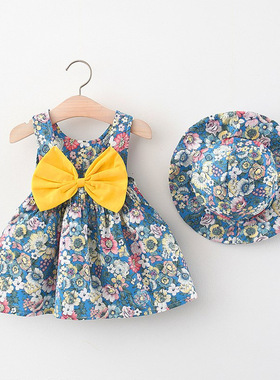 清仓宝宝裙子儿童棉布公主裙小童夏装童装洋气女童连衣裙背心裙夏