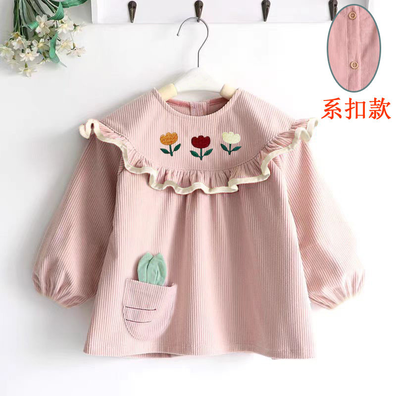 儿童围衣女宝公主裙防水耐脏外穿衣秋冬季男童反穿衣围兜吃饭围衣,童装/婴儿装/亲子装,反穿衣/罩衣,淘宝优惠券,粉丝福利购,淘宝优惠卷