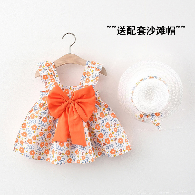 女童连衣裙 婴儿童装裙 子3夏季小女孩洋气公主裙女宝宝夏装1-2岁