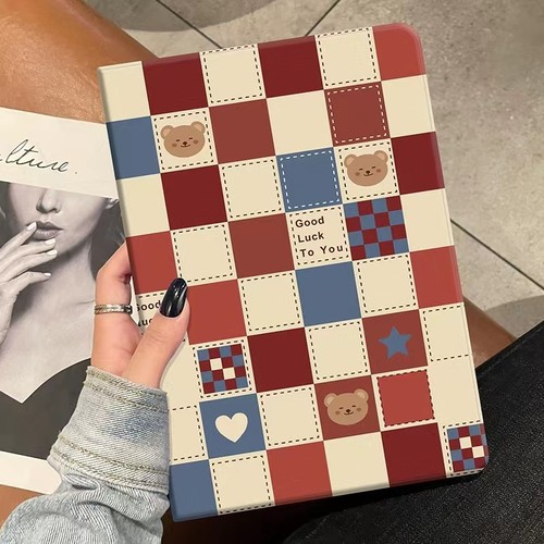 苹果ipad9 air2保护套笔槽款迷你6543卡通全包pro9.7可爱新款10.2