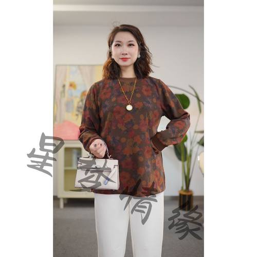 胖mm宽松型显瘦休闲卫衣T恤