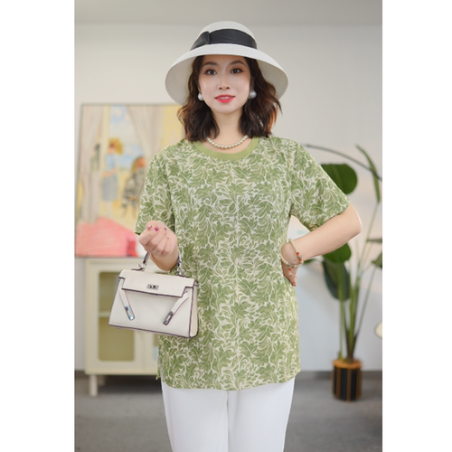 胖妹妹夏装宽松显瘦短袖T恤