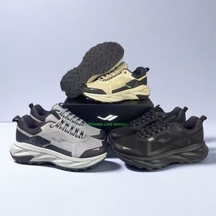 舌连体防风沙网跑鞋 土耳其在售104欧 黑色鞋 厚底户外越野跑鞋 男士