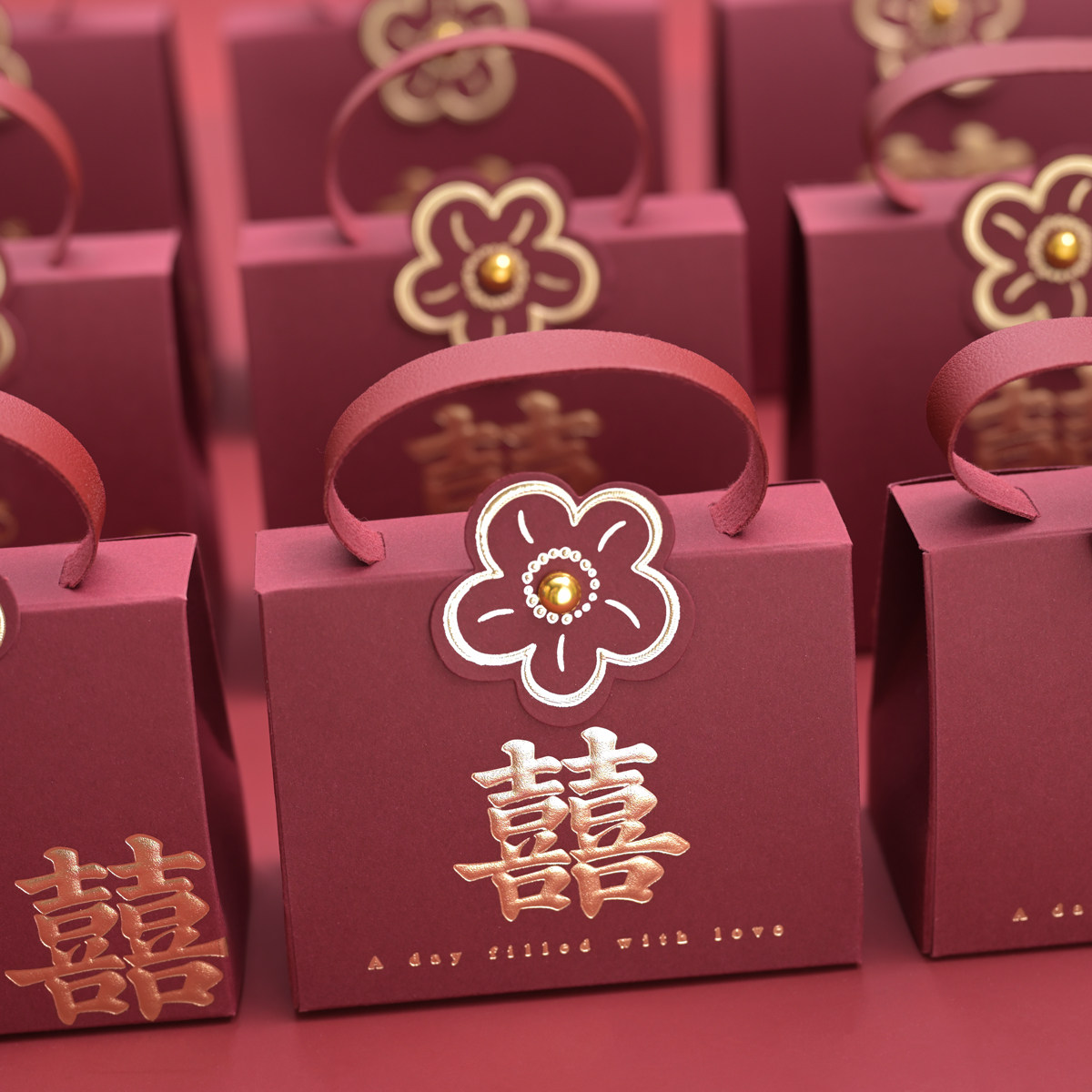 喜糖盒子2026新款糖盒结婚喜糖袋子大号婚礼糖果空礼盒批发高级感