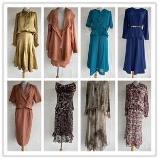 春秋复古着vintage孤品中古日本制羊毛西装外套经典套装