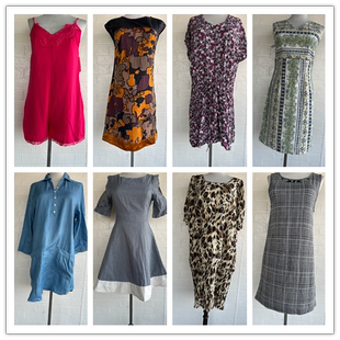 vintage复古着孤品巴洛克森系小清新棉质雪纺连衣裙