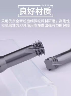 螺纹铣刀3牙M1~81012141618