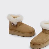 真羊皮毛一体雪地靴