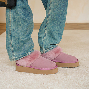 糖冻 秋冬靓丽糖果色系~超柔软毛毛加绒半拖