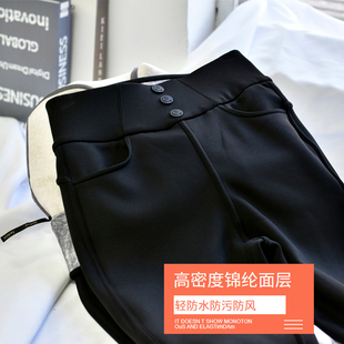 长裤 高腰特厚小黑裤 外穿小脚裤 秋冬高腰貂绒加厚妈妈棉裤 2025女装