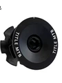Black Stem Cap, Aluminum Alloy