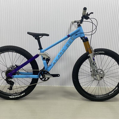 看门狗2萨摩耶26寸软尾土坡车四活塞油碟ecc花鼓飞包刷楼梯山地车