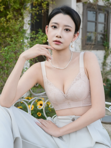 2026新款包邮杰奎琳JA2568软钢圈中厚AB杯文胸上托矫正聚拢型内衣