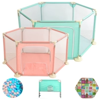 Детский морской манеж, бассейн с шариками, безопасное ограждение для раннего возраста для парков развлечений, защита при падении