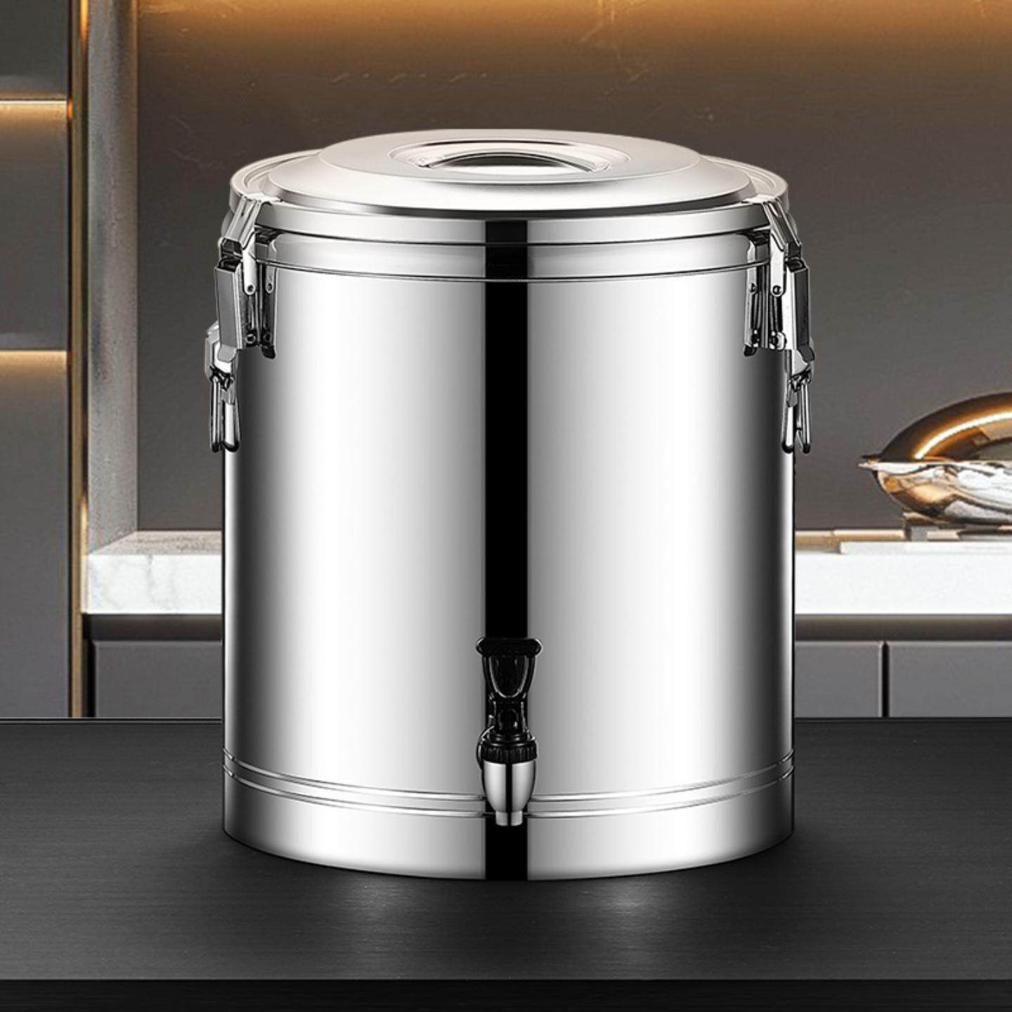 不锈钢保温桶大容量商用摆摊冰沙冰桶奶茶冰粉保温汤粥桶食堂饭桶,厨房电器,商用保温锅/保温桶,淘宝优惠券,粉丝福利购,淘宝优惠卷