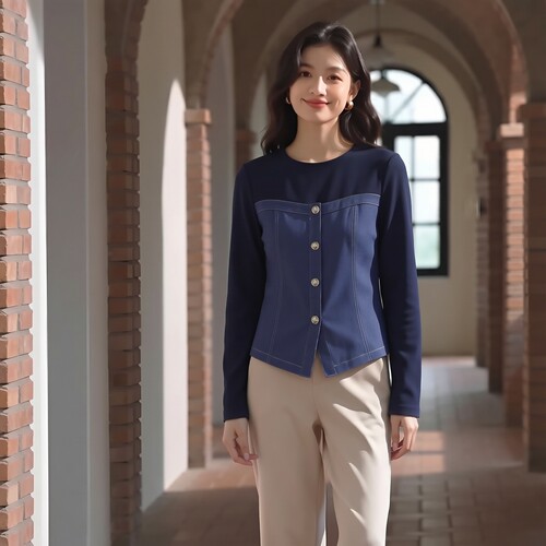 M魅系列高雅女装T恤26秋装