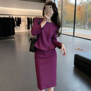 30年老牌高端圆领钉珠修身 优雅上衣 M魅系列26春装 丽新折扣女装