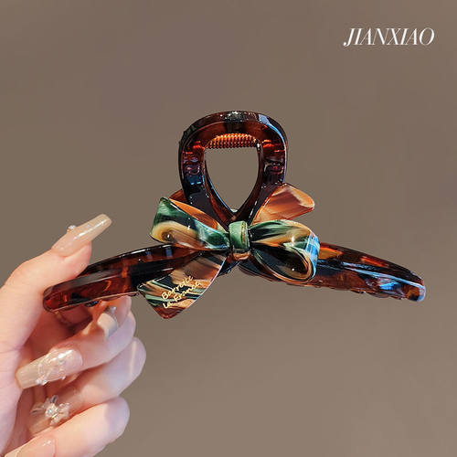 后脑勺盘发发抓发夹亚克力抓夹