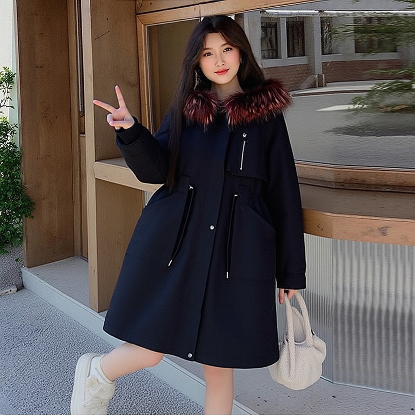Y鹰25冬兔毛内胆派克服