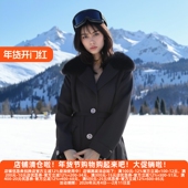 丽新折扣女装 女 皮草派克服可拆卸皮毛兔毛内衬风衣式 Y鹰2 系列