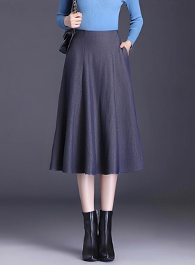 丽新折扣女装 M魅系列25秋装30年知名品牌优雅A字西装半身裙1320