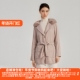Y鹰2 系列 皮草西装 丽新折扣女装 式 派克服可拆卸皮毛兔毛内衬单