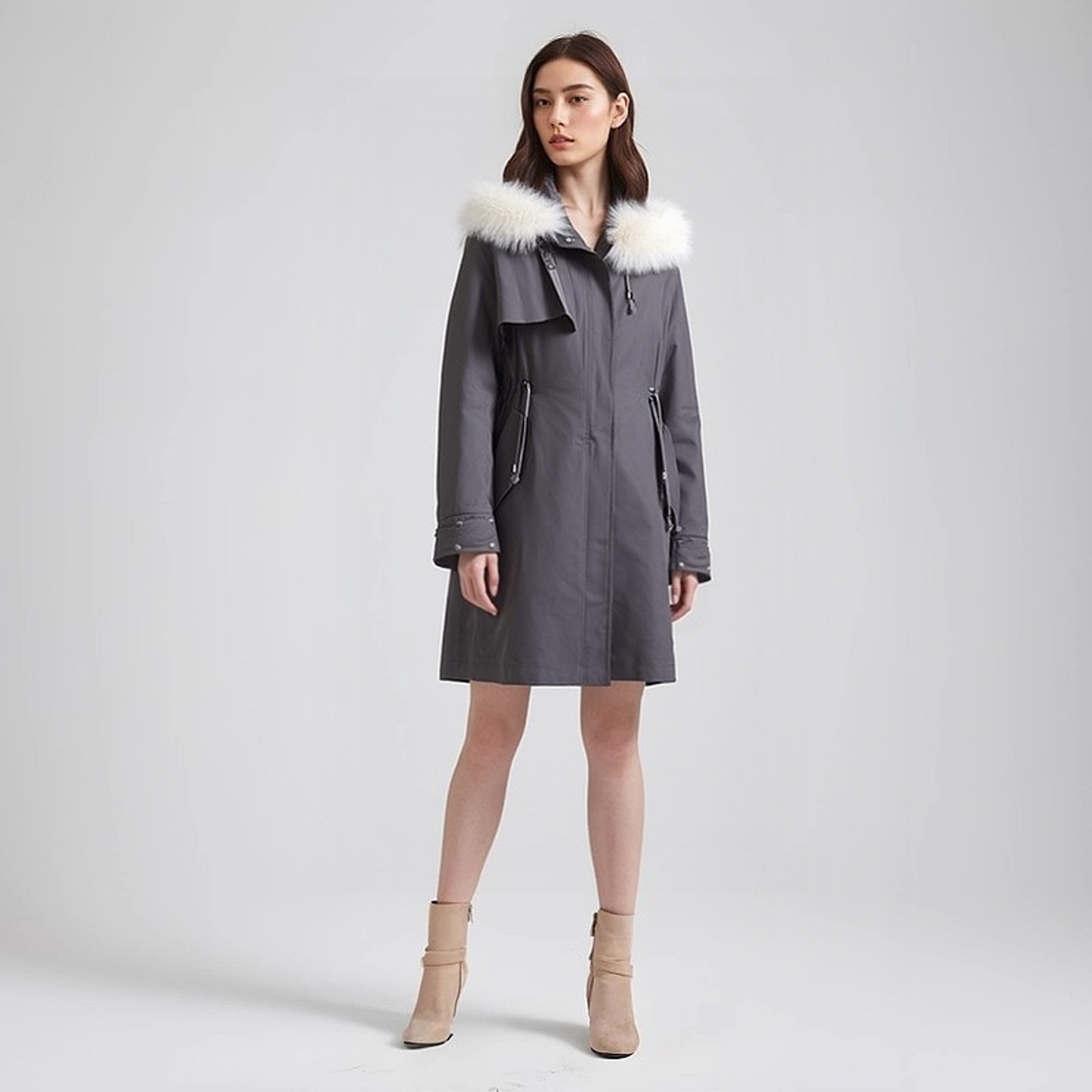 Y鹰25冬兔毛内胆派克服