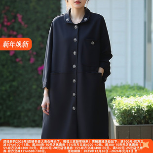 多扣双面呢大衣 高级感通勤有范中长款 丽新折扣女装 C诚系列25冬装